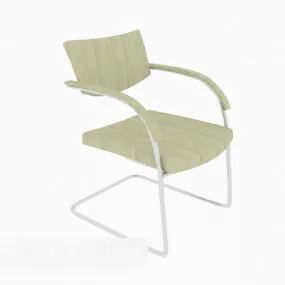 Minimalist Green Office Chair 3d model