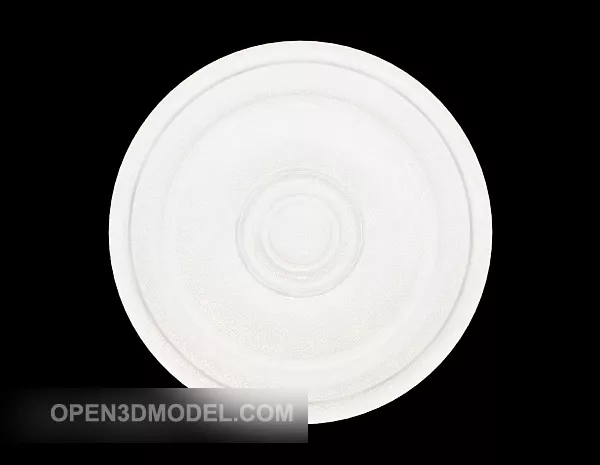 Gypsum Lamp Disc 3d model Gypsum Lamp Disc 3d model