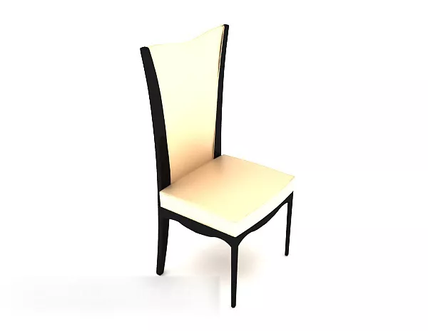 Simple High Back Lounge Chair 3d model Simple High Back Lounge Chair 3d model