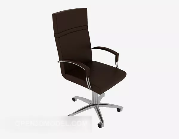 Simple Wheels Style Office Chair 3d model Simple Wheels Style Office Chair 3d model