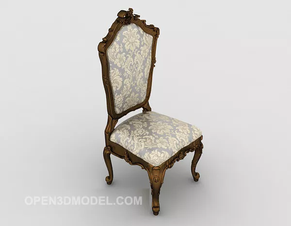 Simple High-end Dining Chair 3d model Simple High-end Dining Chair 3d model