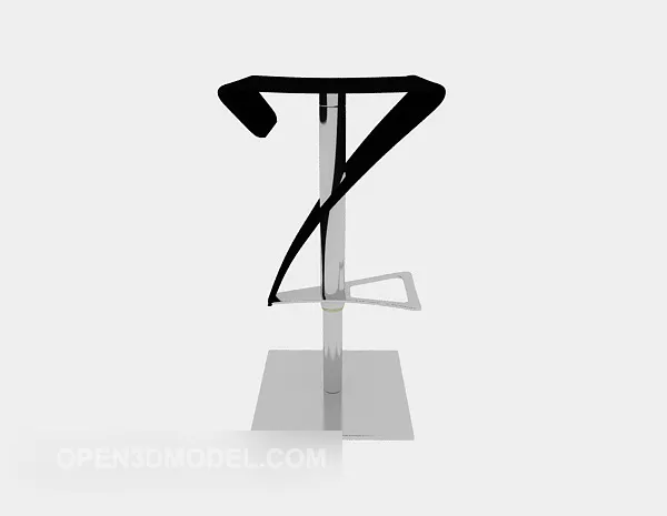 Folding Stool Chair 3d model