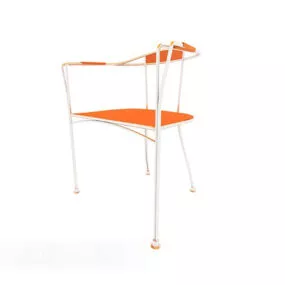 Simple Home Chair Modern Style 3d model