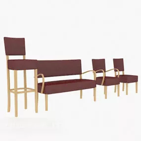 Simple Home Chair Collection 3d model