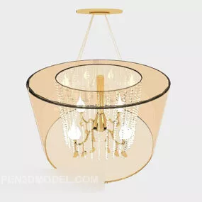 Simple Home Craft Chandelier 3d model
