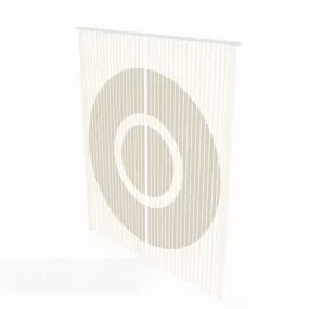 Simple Home Curtain 3d model