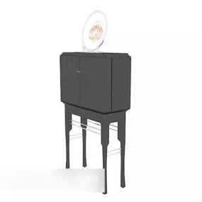 Simple Home Decoration Side Table 3d model