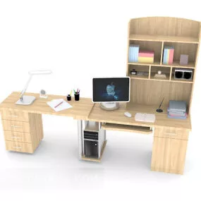 Simple Home Desk 3d model