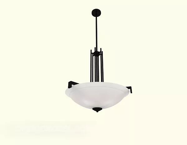 Simple Home Fashion Chandelier 3d model Simple Home Fashion Chandelier 3d model