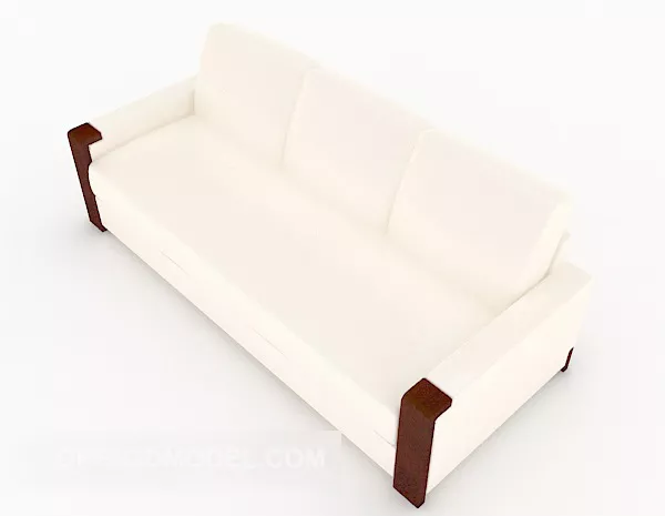 Simple Home Multi-person Sofa 3d model Simple Home Multi-person Sofa 3d model