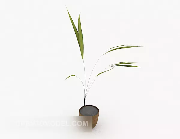 Simple Home Potted 3d model Simple Home Potted 3d model