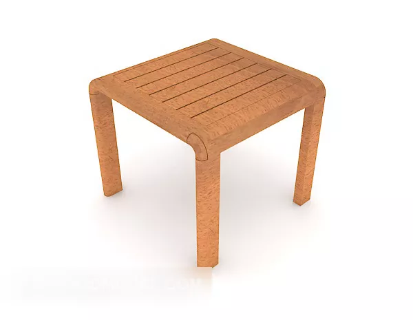 Simple Home Small Bench 3d model Simple Home Small Bench 3d model