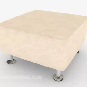 Simple Home Sofa Stool 3d model