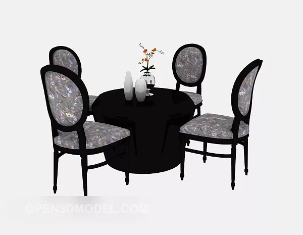 Simple Home Table 3d model Simple Home Table 3d model