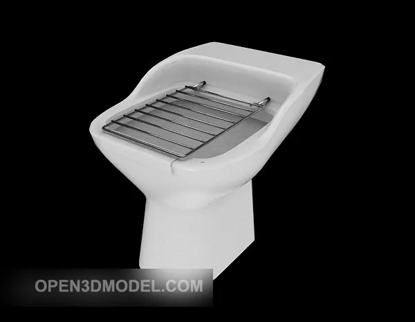 Simple Home Toilet 3d model Simple Home Toilet 3d model