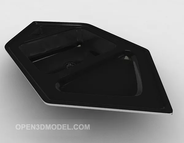 Gift Box With Bow Tie 3d model