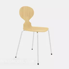 Simple Minimalist Modern Chair 3d model