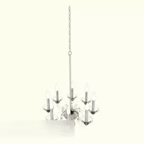 Simple Modern Craft Chandelier 3d model