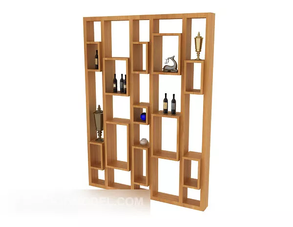 Simple Modern Display Cabinet 3d model Simple Modern Display Cabinet 3d model