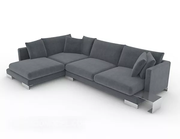 Simple Molding Modern Multi-seaters Sofa 3d model Simple Molding Modern Multi-seaters Sofa 3d model