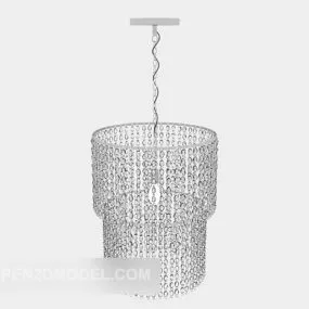 Simple Modern Personality Chandelier 3d model