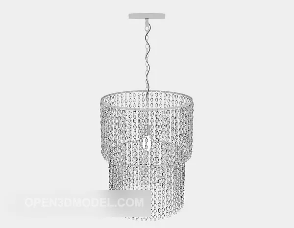 Simple Modern Personality Chandelier 3d model Simple Modern Personality Chandelier 3d model