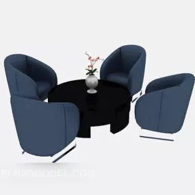 Simple Modern Style Combination Sofa 3d model