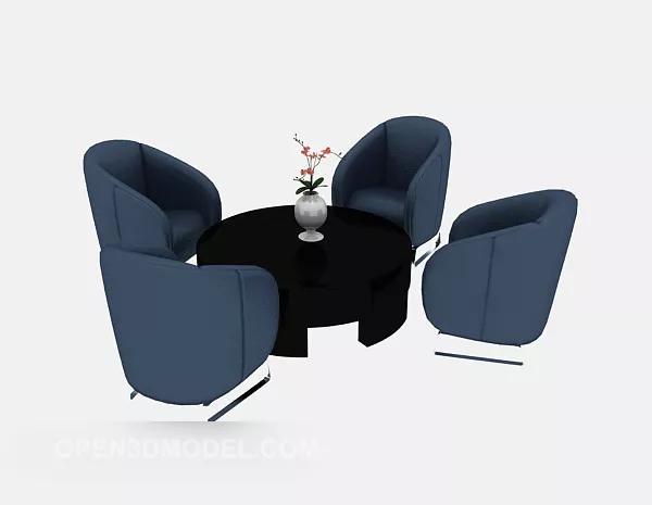 Simple Modern Style Combination Sofa 3d model Simple Modern Style Combination Sofa 3d model