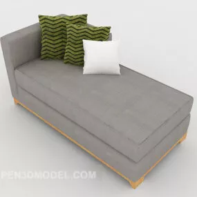 Simple Modern Style Lounge Chair 3d model