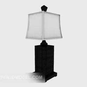 Simple New Chinese Table Lamp Furniture 3d model