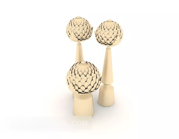 Simple Object Decoration Furniture 3d model Simple Object Decoration Furniture 3d model