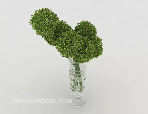 Simple Office Potted Plant 3d model Simple Office Potted Plant 3d model