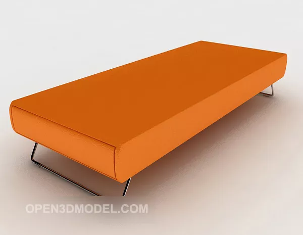 Wrought Iron Outdoor Bench 3d model