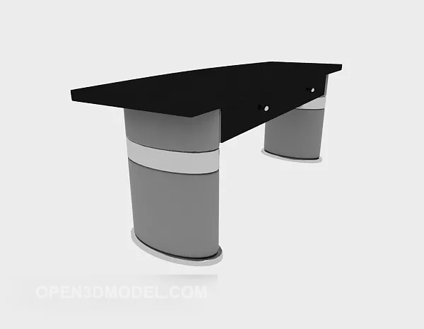 Simple Personal Desk 3d model Simple Personal Desk 3d model