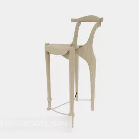 Simple Personality High Chair 3d model