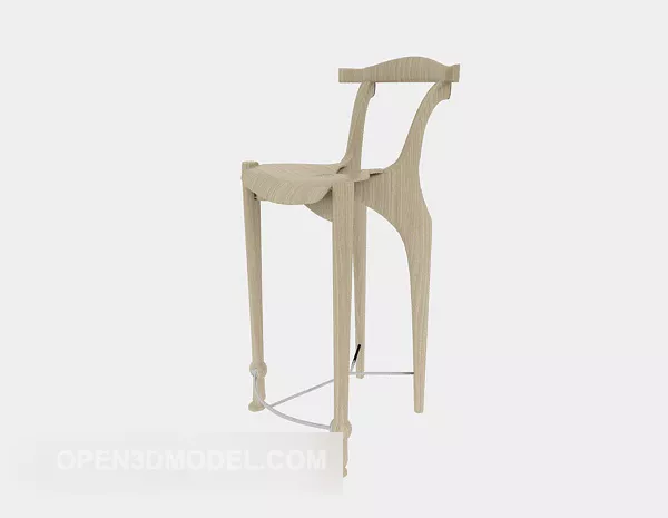Simple Personality High Chair 3d model Simple Personality High Chair 3d model