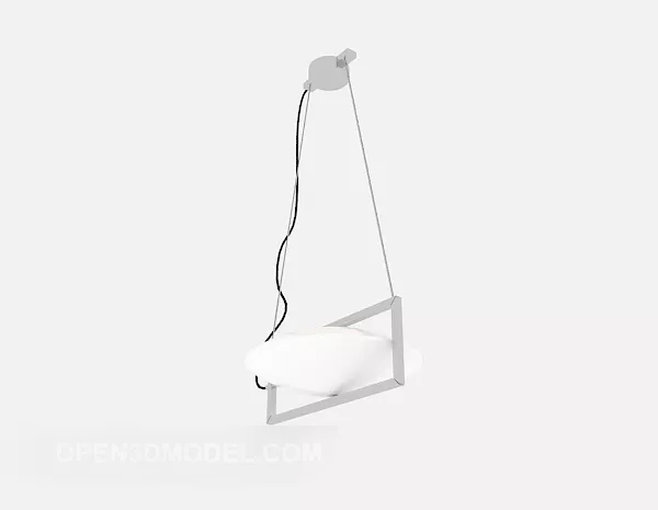 Simple Personality Modern Chandelier 3d model Simple Personality Modern Chandelier 3d model