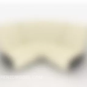 Simple Personality Multi-person Sofa 3d model