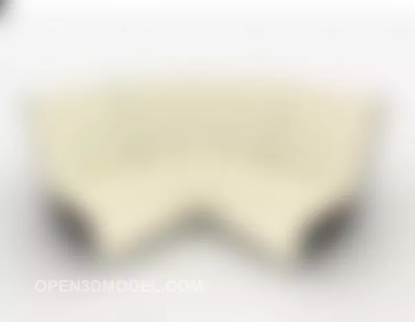 Simple Personality Multi-person Sofa 3d model Simple Personality Multi-person Sofa 3d model