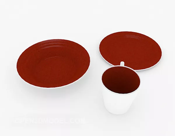 Cooking Pot With Cap 3d model
