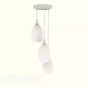 Simple Restaurant Chandelier 3d model