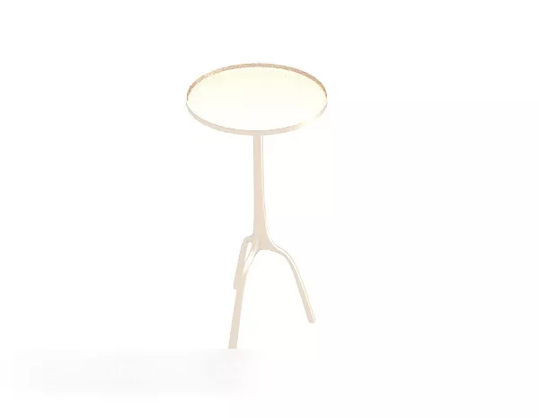 Simple Round Side Table 3d model Simple Round Side Table 3d model