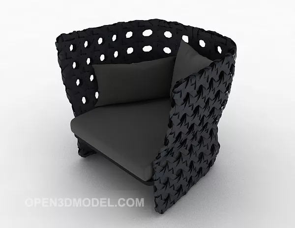 Simple Single Home Chair Furniture 3d model Simple Single Home Chair Furniture 3d model