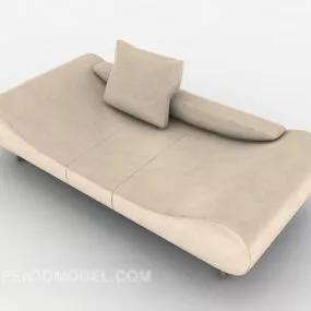 Simple Single Lounge Chair Sofa 3d model
