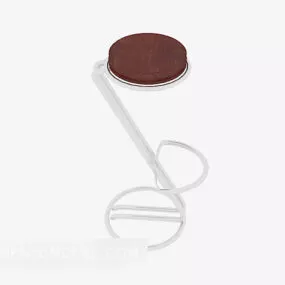 Simple Small Bar Chair 3d model