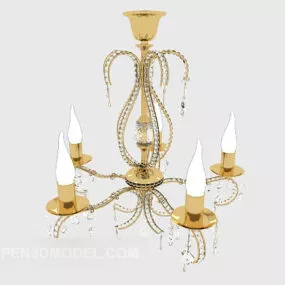 Simple Small Chandelier 3d model