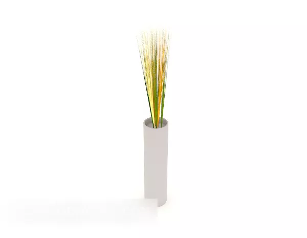 Simple Small Potted 3d model Simple Small Potted 3d model