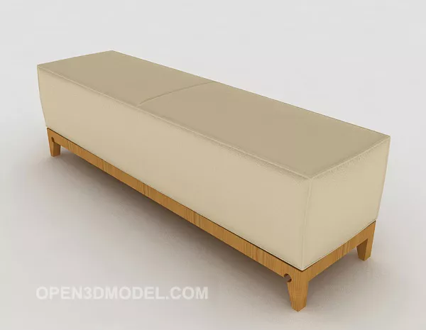 Simple Sofa Bench 3d model Simple Sofa Bench 3d model
