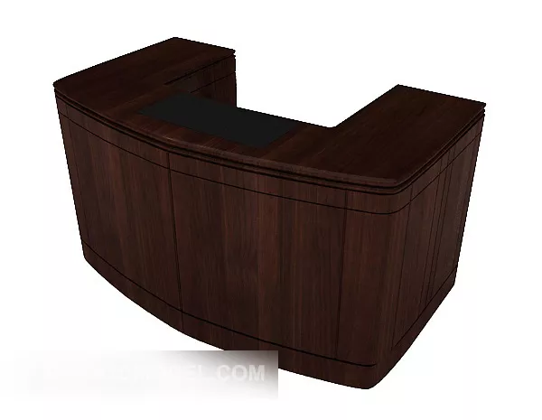Modernism Bench Urn 3d model