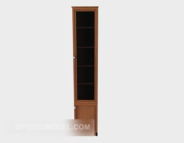 Simple Solid Wood Home Display Cabinet 3d model Simple Solid Wood Home Display Cabinet 3d model